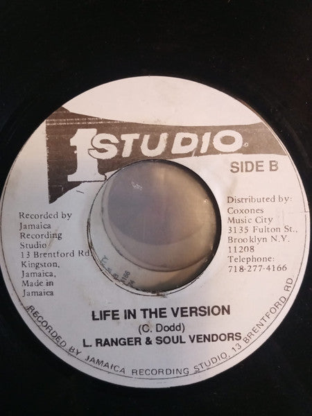 Lone Ranger : Life In The Arena (7", RP)
