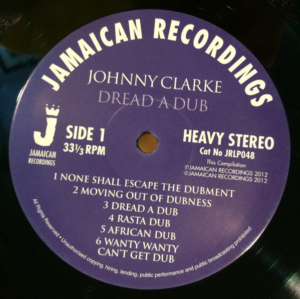 Johnny Clarke : Dread A Dub (LP, Comp)