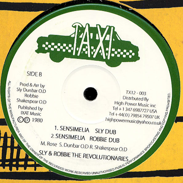 Black Uhuru : Sensimelia (Extended Mix) (12", Single, RE)