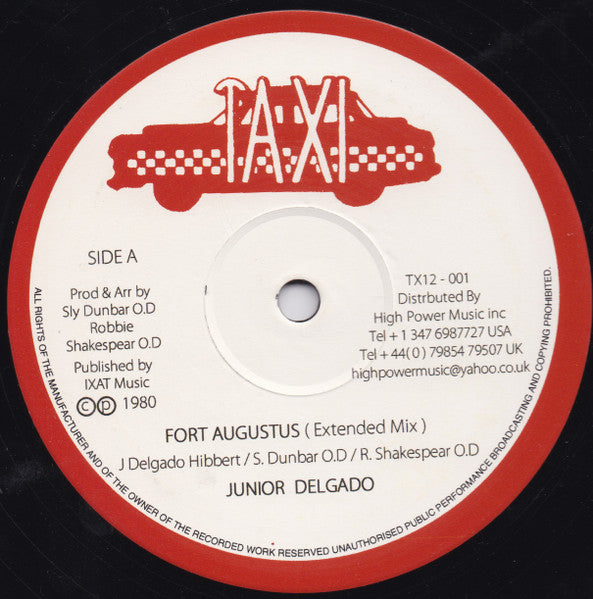 Junior Delgado : Fort Augustus (12", RE)