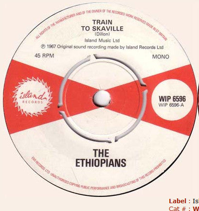 The Ethiopians / Roy Shirley With Lynn Taitt Band / Lee Perry : Train To Skaville (7")