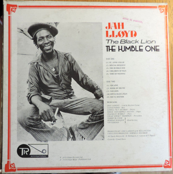 Jah Lloyd The Black Lion* : The Humble One (LP)