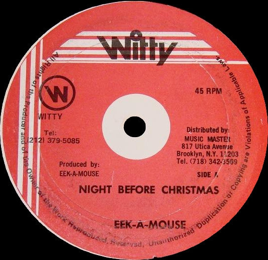 Eek-A-Mouse : Night Before Christmas (12")