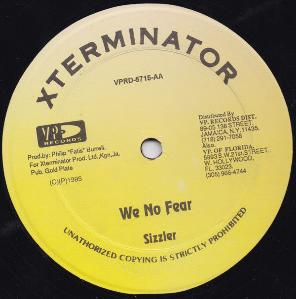 Coco Tea* / Sizzler* : Israel's King / We No Fear (12")