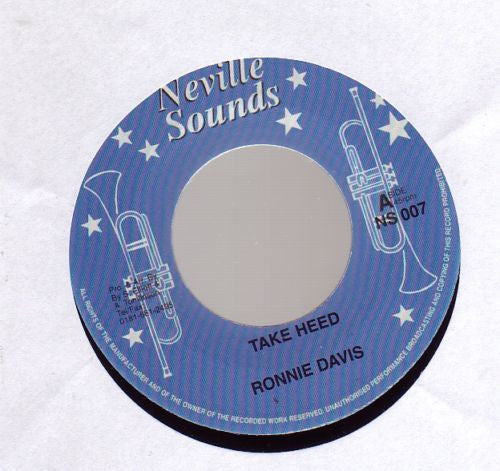 Ronnie Davies* : Take Heed / Tonight  I Am Staying Here (7", Single)