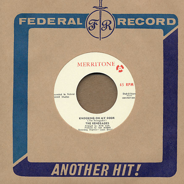 The Renegades (13) / Hopeton Lewis : Knocking On My Door / Pick Yourself Up (7", Single)