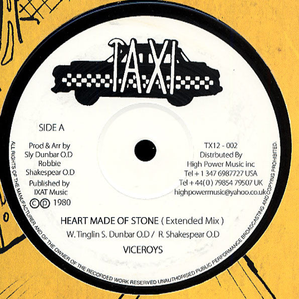 The Viceroys : Heart Made Of Stone (12", RE)