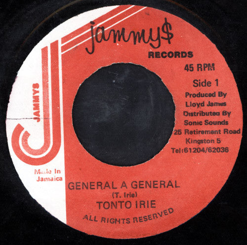 Tonto Irie : General A General (7")