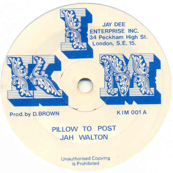 Jah Walton : Pillow To Post (7")