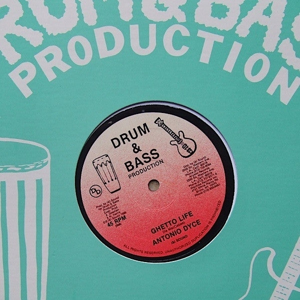 Goldie I, Antonio Dyce : Ghetto Life Is Not Easy / Ghetto Life (12")