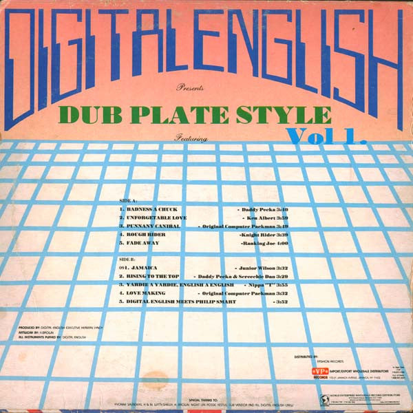Various : Digital English Presents Dub Plate Style Vol 1. (LP, Album)