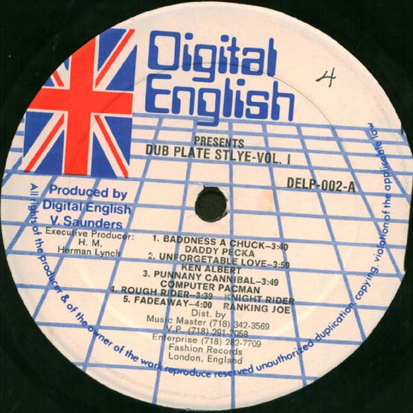Various : Digital English Presents Dub Plate Style Vol 1. (LP, Album)