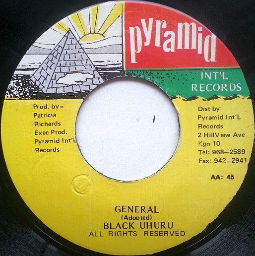 Black Uhuru : General (7")