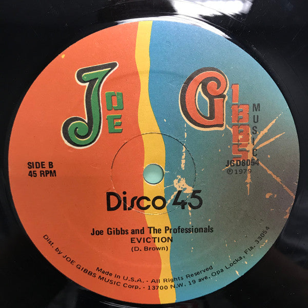Black Uhuru / Jah Grundy / Joe Gibbs & The Professionals : Rent Man / Resident Area / Eviction  (12")
