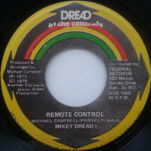 Sugar Minott / Mikey Dread I* : Bright And Beautiful / Remote Control (7")