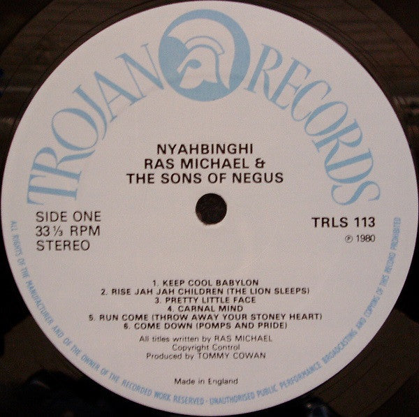 Ras Michael & The Sons Of Negus : Nyahbinghi (LP, Album, RE)