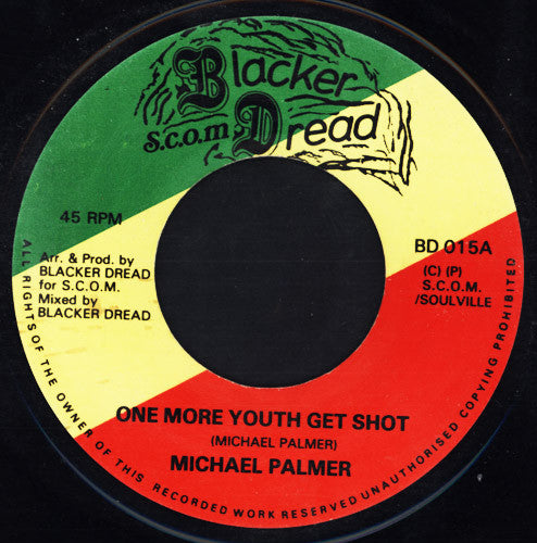 Michael Palmer : One More Youth Get Shot (7")