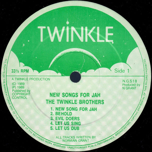 Twinkle Brothers : New Songs For Jah (LP, Album)