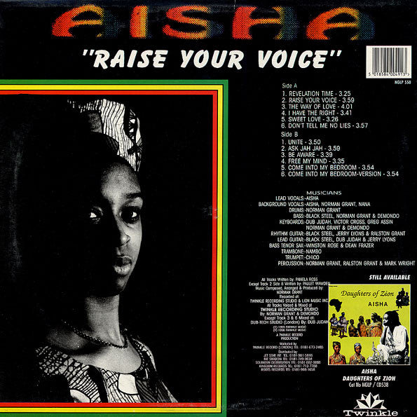 Aisha : Raise Your Voice (LP, Album)