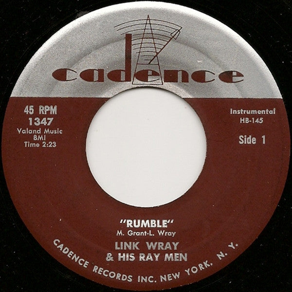 Link Wray & His Ray Men* : Rumble (7", Single)