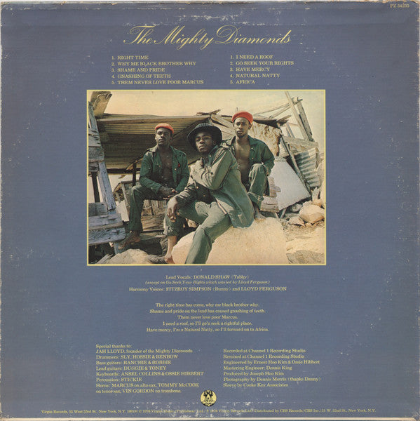 The Mighty Diamonds : Right Time (LP, Album)