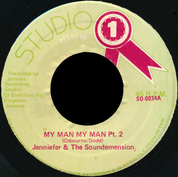 Jenniefer Laura* : My Man My Man (7")