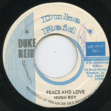 U-Roy / The Jamaicans : Peace And Love (7", Single)