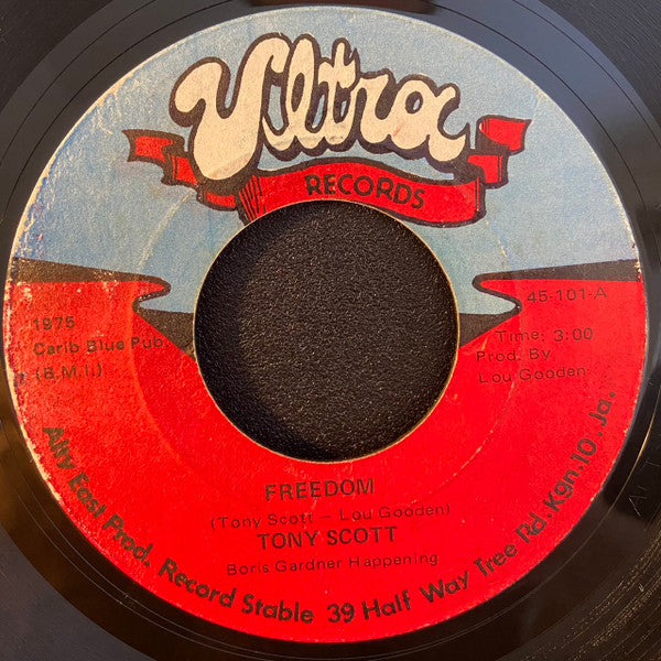 Tony Scott (3) / The Boris Gardiner Happening : Freedom / Freedom (7")