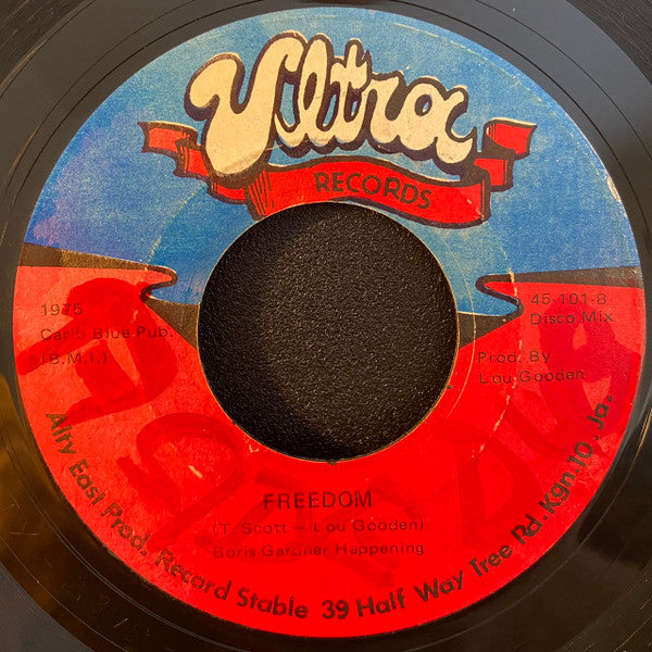 Tony Scott (3) / The Boris Gardiner Happening : Freedom / Freedom (7")