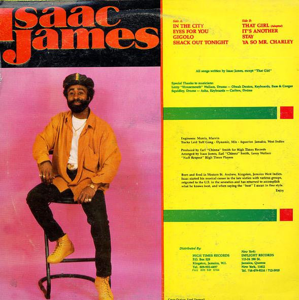 Isaac James (2) : Shack Out Tonight (LP, Album)