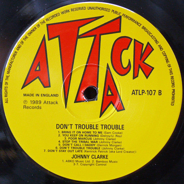 Johnny Clarke : Don't Trouble Trouble (LP, Comp)