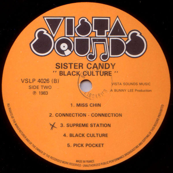 Sister Candy : Black Culture (LP, Album)