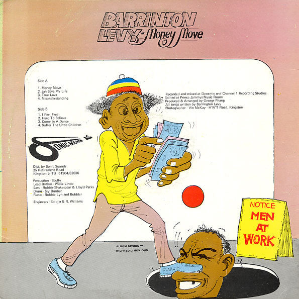 Barrington Levy : Money Move (LP, Album, RE)
