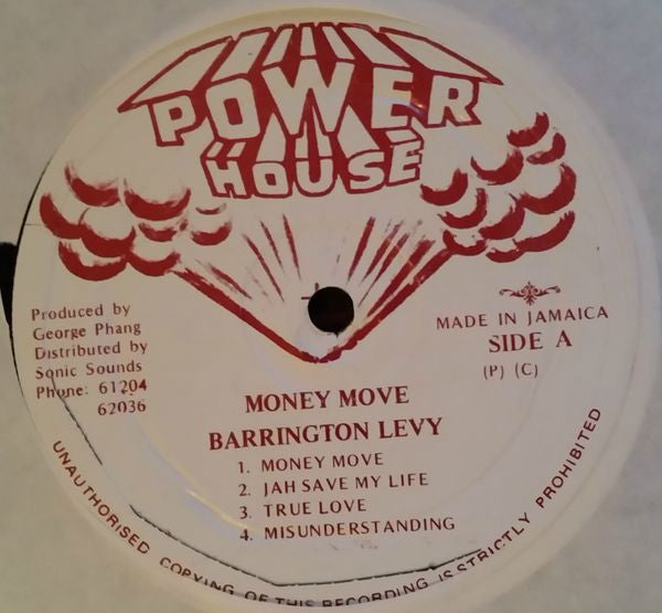 Barrington Levy : Money Move (LP, Album, RE)