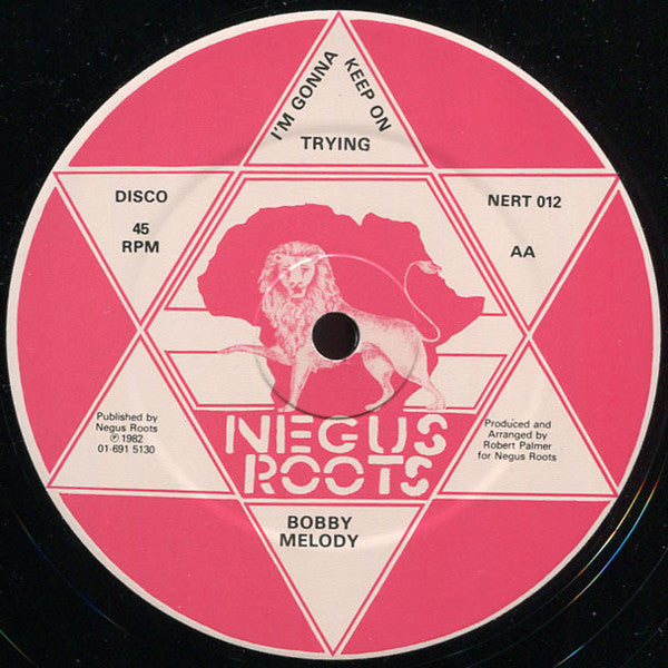 Bobby Melody : True True Loving / I'm Gonna Keep On Trying (12")