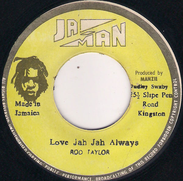 Rod Taylor : Love Jah Jah Always (7")