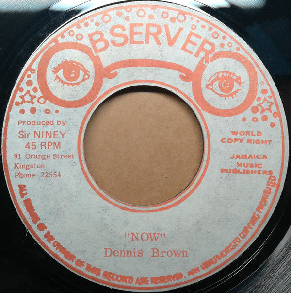 Dennis Brown : Go Now (7", Single)