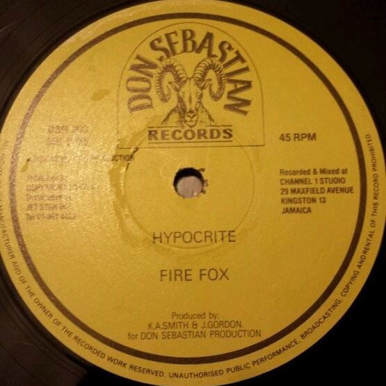 Fire Fox (3) / Jim Irie : Hypocrite / Wild African (12")