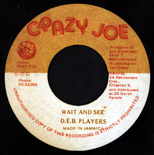 Junior Delgado : I've Got A Feeling (7")