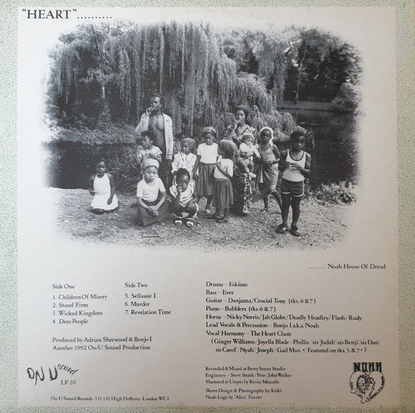 Noah House Of Dread : Heart (LP, Album)