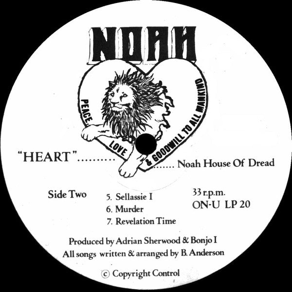 Noah House Of Dread : Heart (LP, Album)