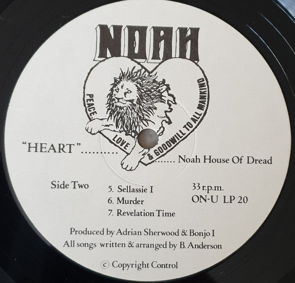 Noah House Of Dread : Heart (LP, Album)