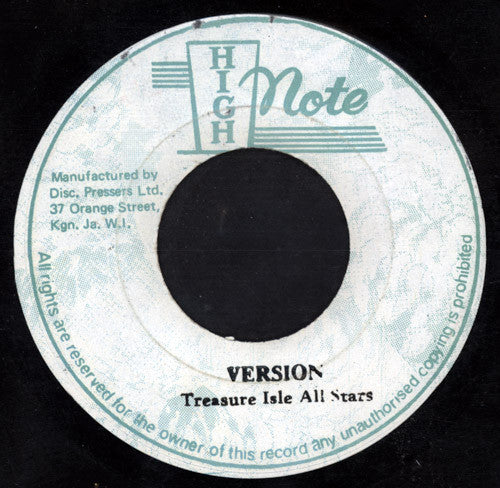 Errol Dunkley, Treasure Isle All Stars : Where Must I Go (7")