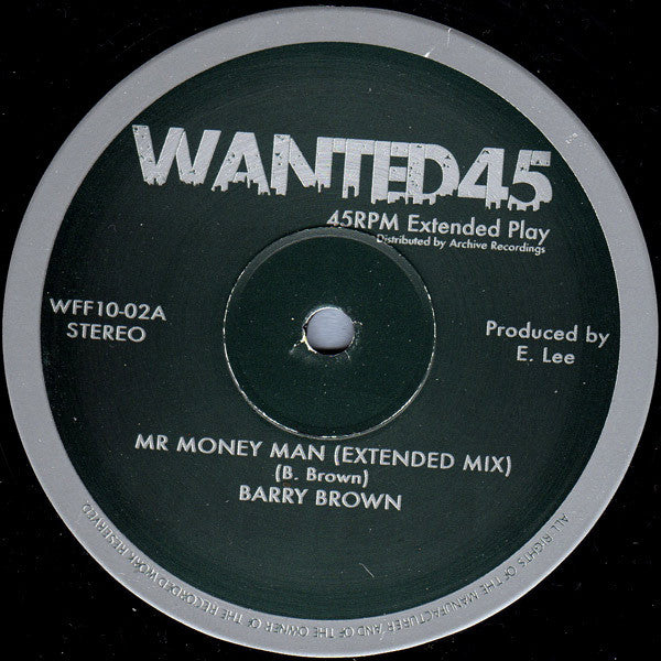 Barry Brown : Mr Money Man (Extended Mix) (10")