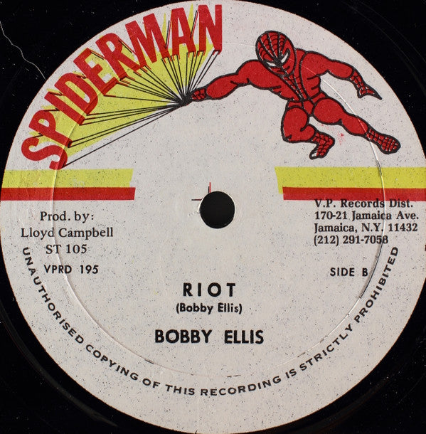 Frankie Paul / Bobby Ellis : Promise Land / Riot (12")