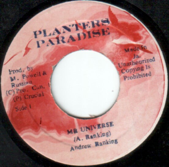 Andrew Ranking : Mr Universe (7", Single)