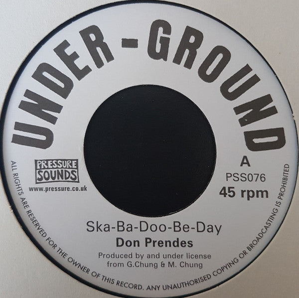 Don Prendes : Ska-Ba-Doo-Be-Day (7", Ltd, RE)