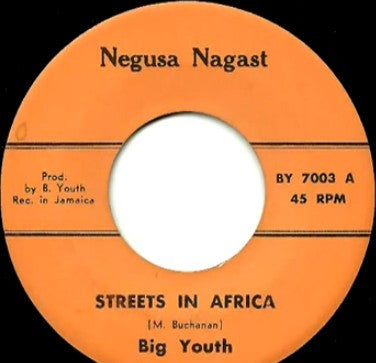 Big Youth : Streets In Africa (7")