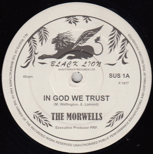 The Morwells : In God We Trust (12", Single, Bla)