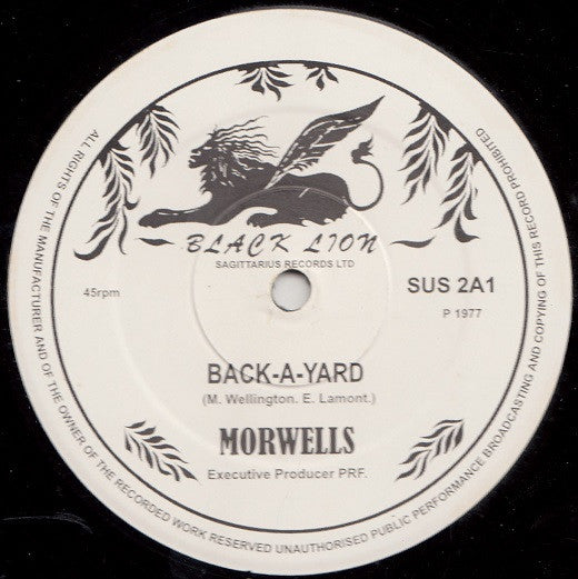 The Morwells : In God We Trust (12", Single, Bla)